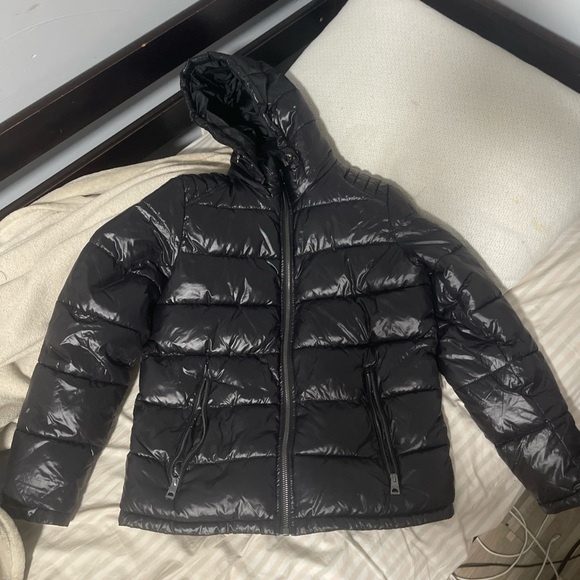 Guess Black Puffer Jacket - Picture 1 of 4